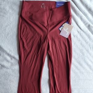 JoyLab Red High-Waist Leggings for Active Comfort
